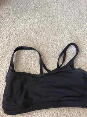 lululemon athletica Black Lightweight Sports Bralette